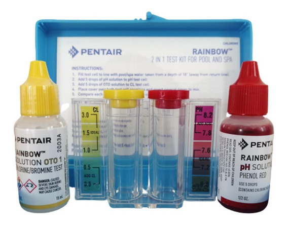 Kit analizador pH y Cl Pentair