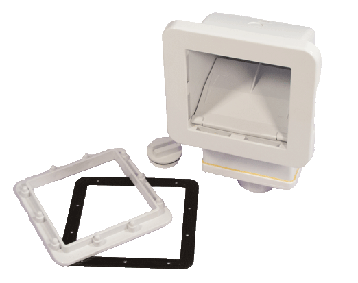 Desnatador hidromasaje blanco