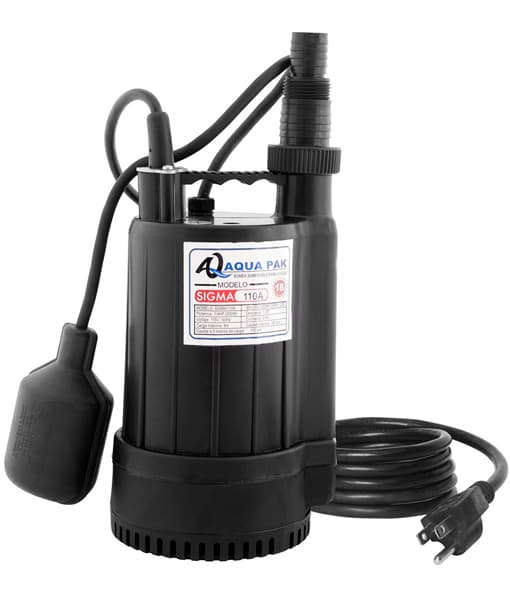 Bomba achique 1/4 HP 110 V